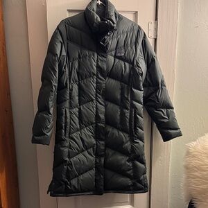 Patagonia Women's Dark Gray Down Coat